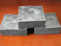 Rigid laminated carbon felt